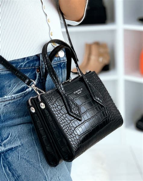 Mini Sac En Cuir Noir 